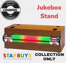 Steepletone Rock One Jukebox Stand - Colour Chasing LED Lighting in Light Wood