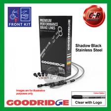 fits CBR900RRN-S FIREBLADE 92-95 Goodridge Black S/S Cl Print Front Brake Hoses
