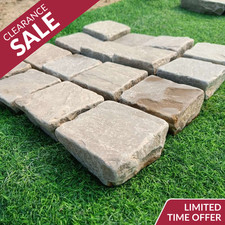 Raj Green Tumbled Sandstone