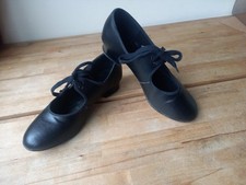 Black Tap Dance Shoes Lace-up