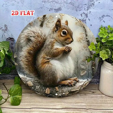 Squirrel Garden Plaque Wall