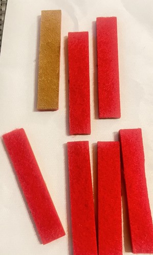 Accordion treble pads leather - pads,