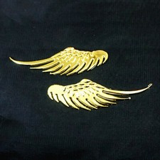 1 Pair of Golden Chrome Wings