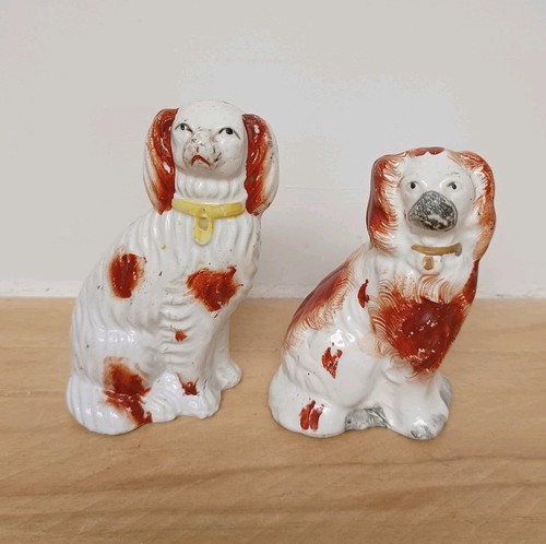 Pair antique staffordshire - pair,