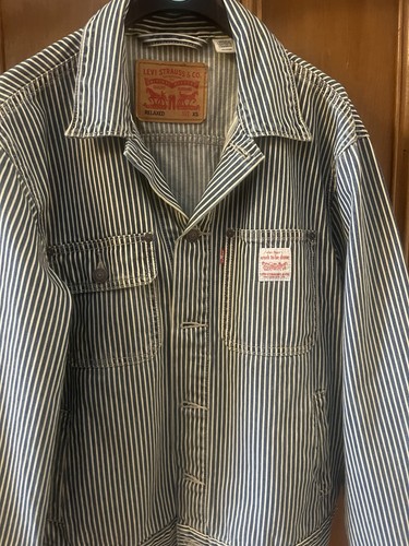 Levi sunrise striped trucker - sunrise,