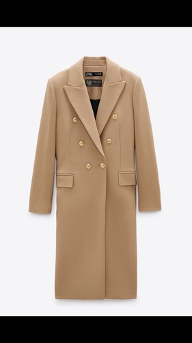 Zara wool blend buttoned - zara,