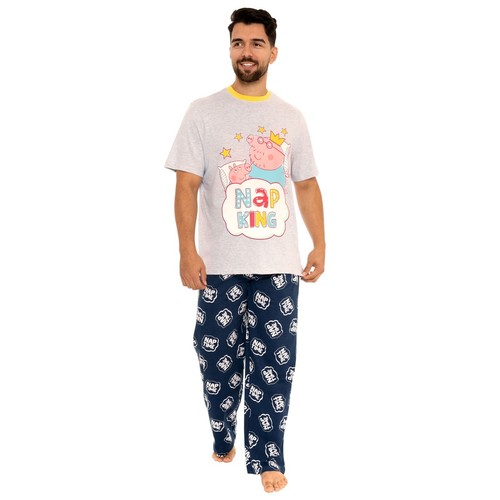 Mens peppa pig - pyjamas, adult
