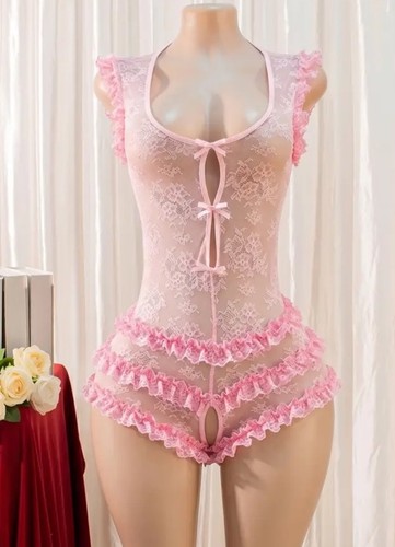 Sissy sweet maid pink lace - maid,