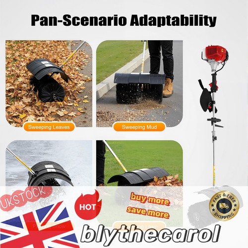 Walk behind power sweeper - behind,