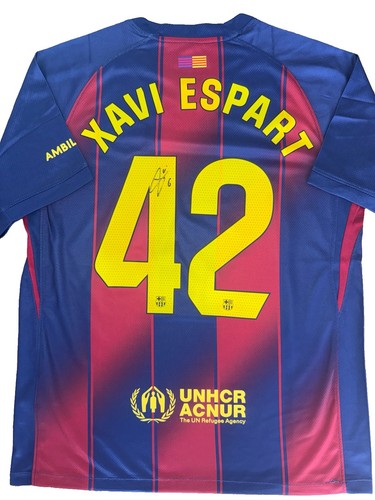 Xavi espart hand signed - espart, fc