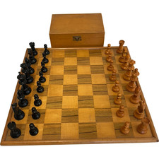 Vintage Wooden Staunton Chess