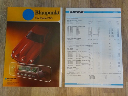 Blaupunkt car radio - car, 1975