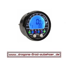Acewell ACE-2853 BLACK speedometer + tachometer + multifunction indicator lights