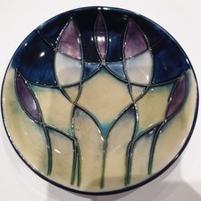 Moorcroft Pottery "Indigo" Pin Dish