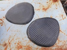 MZ TS250 Trophy Fuel Tank Rubber Knee Pads. Pair, Genuine, Used