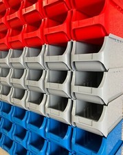 Hanging stacking plastic parts