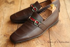 Gucci Brown Leather Silver