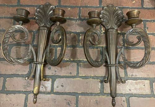 Vintage pair large brass - vintage,