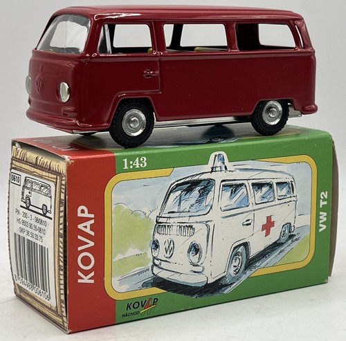 Kovap red camper van - vw,