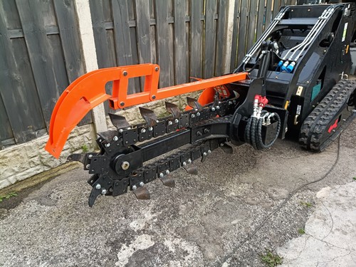 Mini skid steer trencher - mini,
