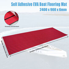 240x90CM EVA Foam Teak Boat Sheet Mat Flooring Yacht Marine Decking Carpet Red