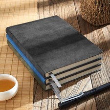 PU Leather Journal A5 Notebook Blank Paper Writing Diary Sketchbook 260 Pages