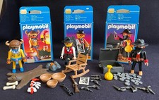 Playmobil x3 Western Sets #