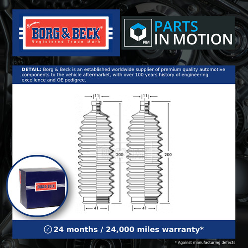 Steering rack boot fits - steering,