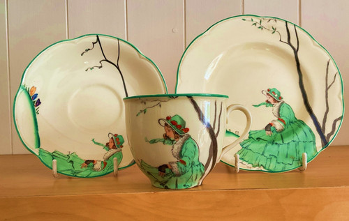 Art deco woods ivory - deco,
