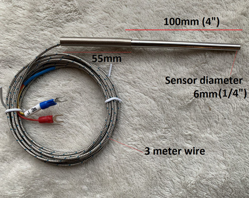 Temperature thermocouple - thermocouple, j