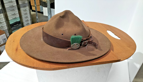 Vintage scout leader felt hat - leader,