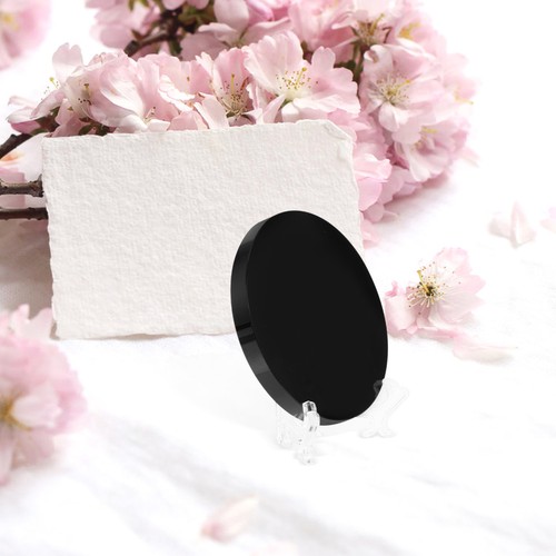 Obsidian scrying mirror - scrying,