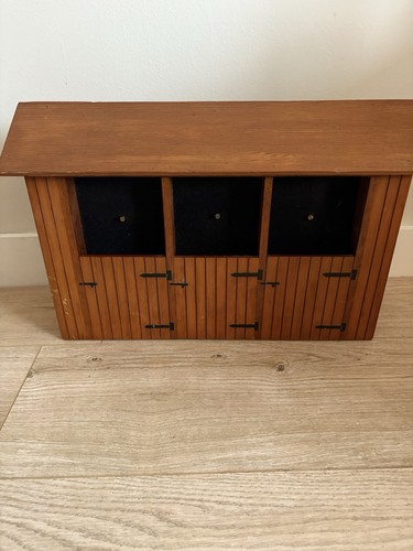 Vintage wooden wall mounted - wall,