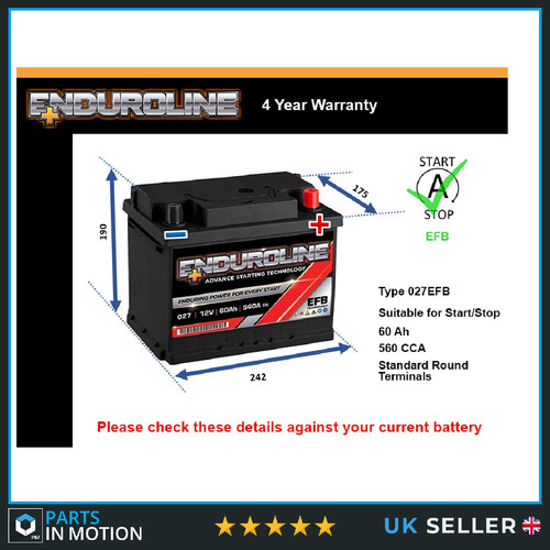 Efb car battery 027efb - efb,