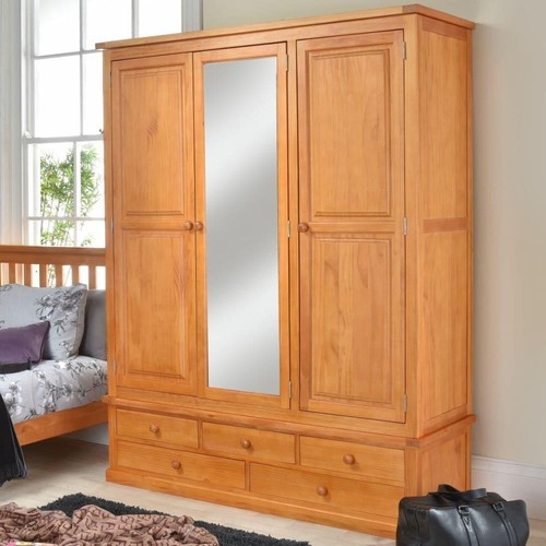 Solid pine triple - solid,