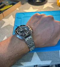 Vintage Steel Watch Strap Flat