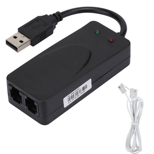 Fax modem dual port usb2 - port, 56k