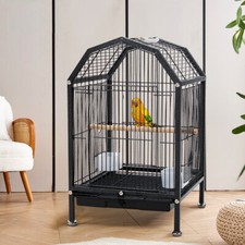 Large Bird Cages Parrot Cage Rolling Wide Flight Cage for Budgie Parakeet Conure