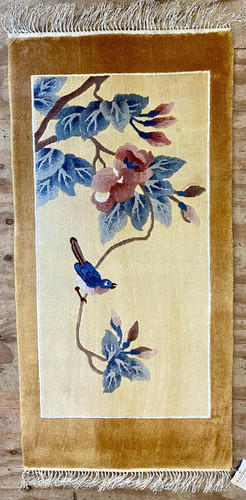 Vintage chinese silk woven - vintage,