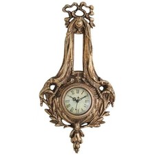 Vintage Gold Wall Clock –