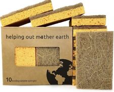 100 Eco-friendly Plastic Free Kitchen Sponge 100% Biodegradable Compostable UK