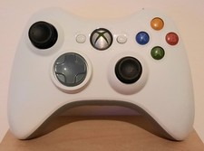 Official Xbox 360 Controller New Thumbsticks Clean Tested WIRED ONLY READ White