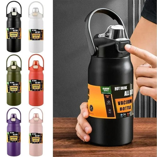 Insulated vacuum flask thermos - flask,
