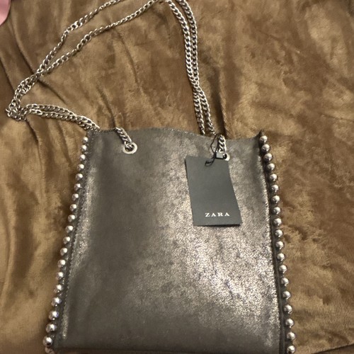 Zara black suede - shoulder, bag