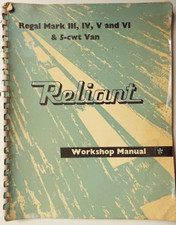 Reliant Regal Mark III IV V VI