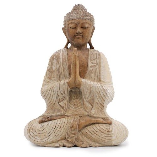 Buddha statue whitewash - buddha,