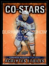 2025-26 UD Tim Hortons CO-STARS CONNOR MCDAVID / LEON DRAISAITL HOLO INSERT CO-2