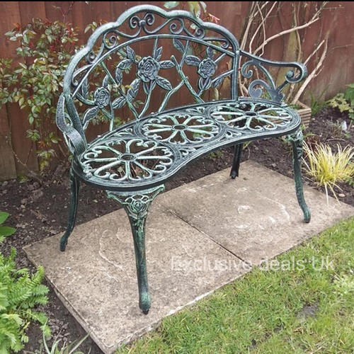 Vintage garden bench seater - garden,