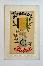 WW1 SILK EMBROIDERED POSTCARD