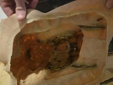 Santa On Sleigh Latex Mould (Ripped)